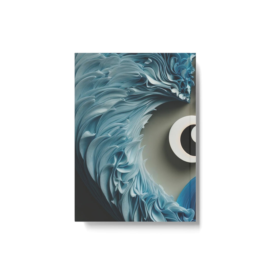 Yin Yang Harmony - Hard Backed Journal - Paper products - g(0D·IO) - Graph - A5 - White