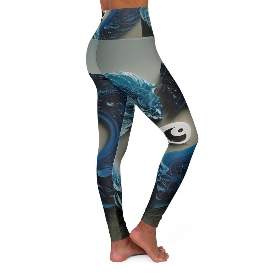 Yin Yang Harmony - High Waisted AOP Yoga Leggings - All Over Prints - g(0D·IO) - XS - -