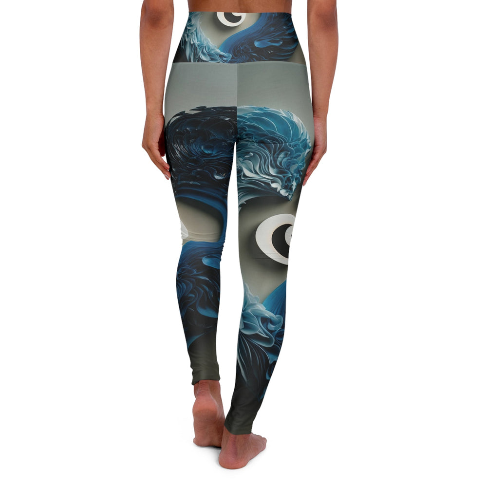 Yin Yang Harmony - High Waisted AOP Yoga Leggings - All Over Prints - g(0D·IO) - XS - -