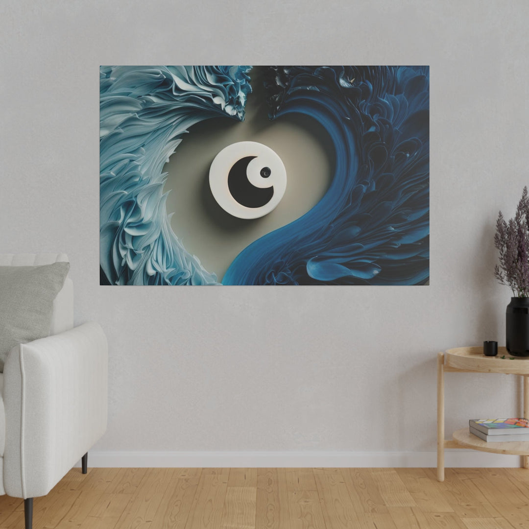 Yin Yang Harmony - Matte Canvas - Canvas - g(0D·IO) - 32" x 32" (Square) - 0.75'' -