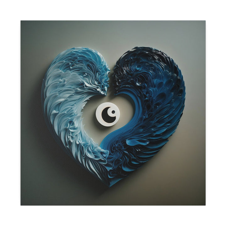 Yin Yang Harmony - Matte Canvas - Canvas - g(0D·IO) - 32" x 32" (Square) - 0.75'' -