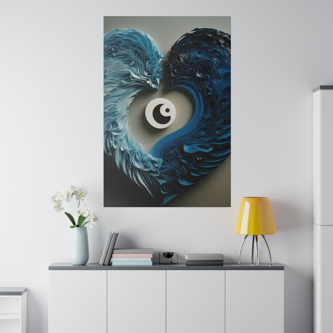 Yin Yang Harmony - Matte Canvas - Canvas - g(0D·IO) - 32" x 32" (Square) - 0.75'' -