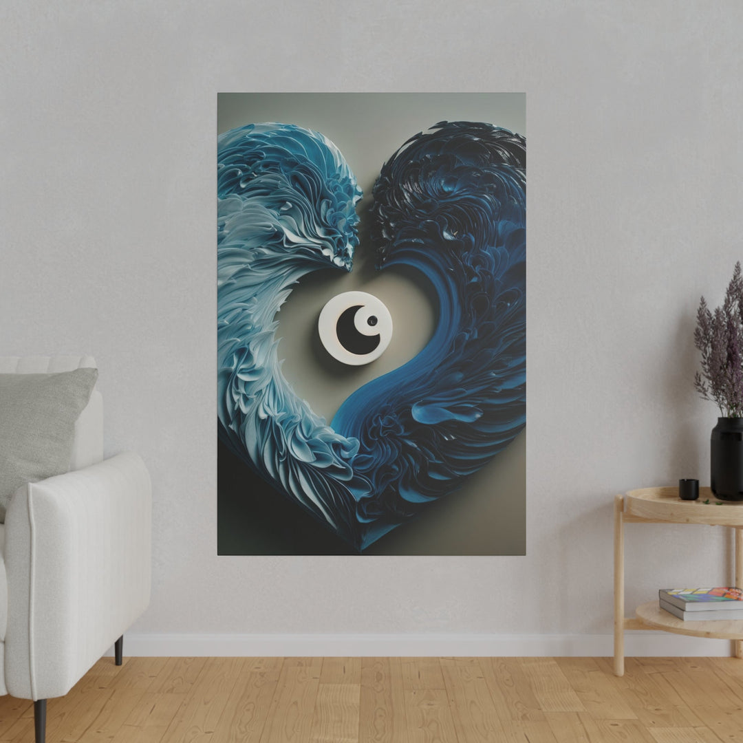 Yin Yang Harmony - Matte Canvas - Canvas - g(0D·IO) - 32" x 32" (Square) - 0.75'' -