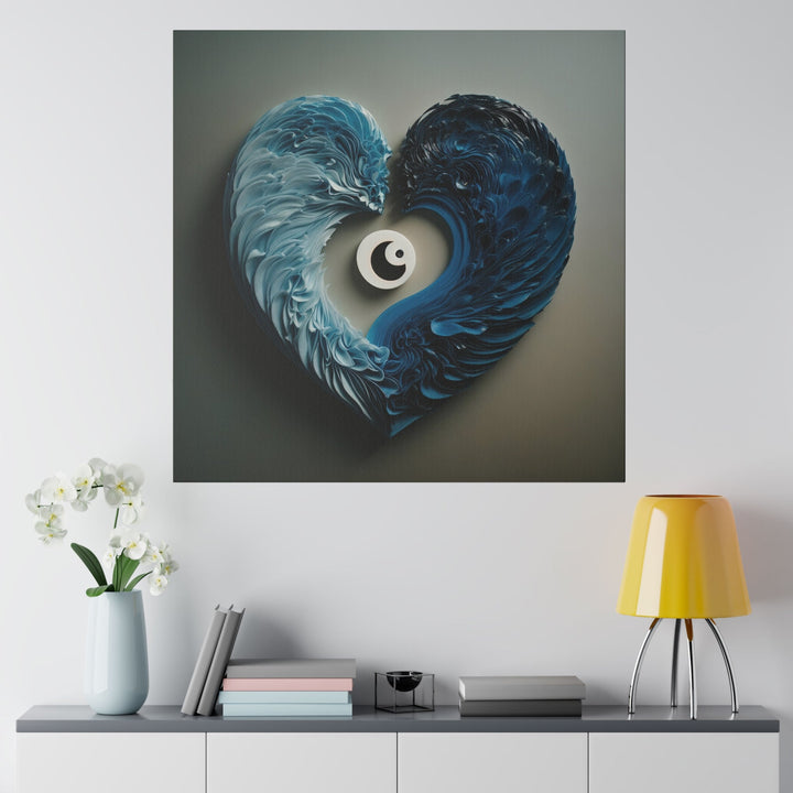 Yin Yang Harmony - Matte Canvas - Canvas - g(0D·IO) - 32" x 32" (Square) - 0.75'' -