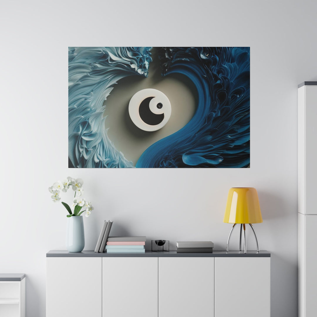 Yin Yang Harmony - Matte Canvas - Canvas - g(0D·IO) - 32" x 32" (Square) - 0.75'' -