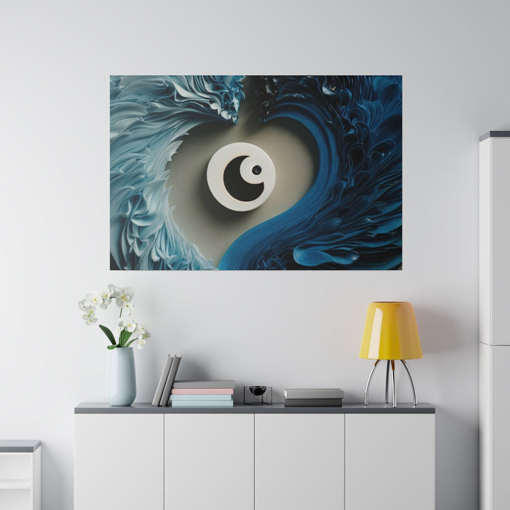 Yin Yang Harmony - Matte Canvas - Canvas - g(0D·IO) - 32" x 32" (Square) - 0.75'' -