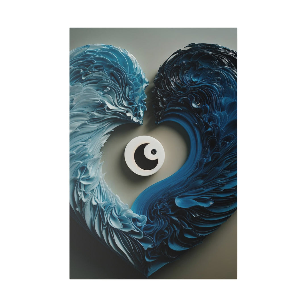 Yin Yang Harmony - Matte Canvas - Canvas - g(0D·IO) - 32″ x 48″ (Vertical) - 0.75'' -