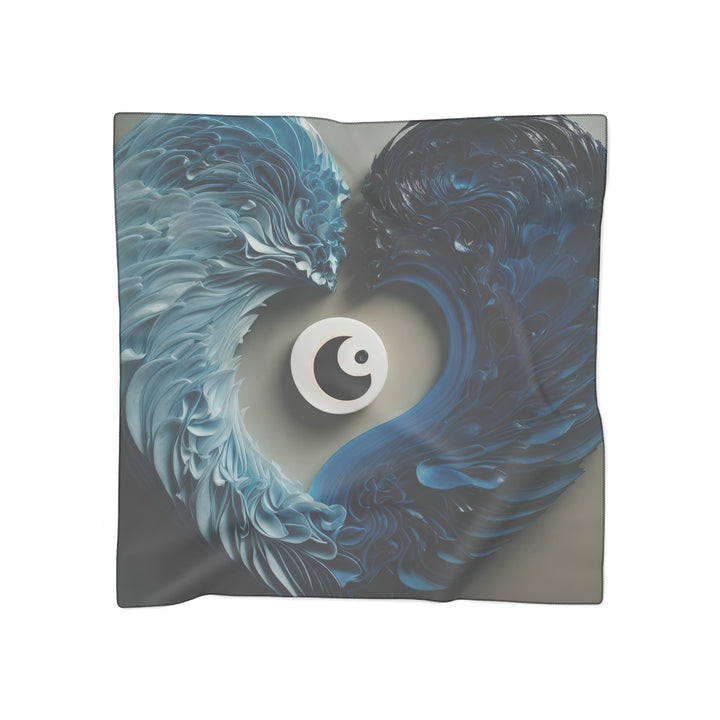 Yin Yang Harmony - Poly Scarf - Accessories - g(0D·IO) - Poly chiffon - 50" × 50" -