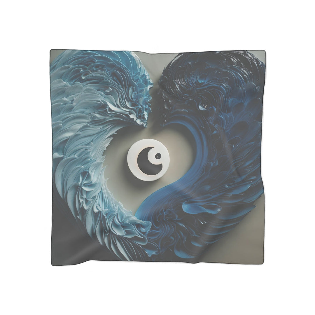 Yin Yang Harmony - Poly Scarf - Accessories - g(0D·IO) - Poly voile - 50" × 50" -