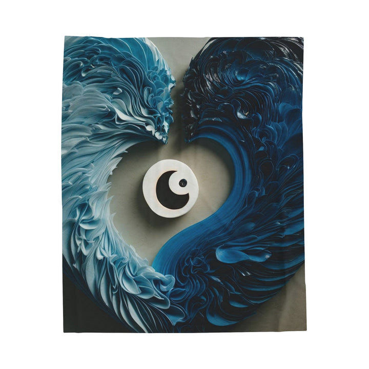 Yin Yang Harmony - Velveteen Plush Blanket - All Over Prints - g(0D·IO) - 50" × 60" - -