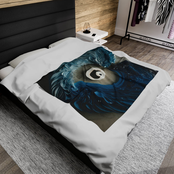 Yin Yang Harmony - Velveteen Plush Blanket - All Over Prints - g(0D·IO) - 30" × 40" - -